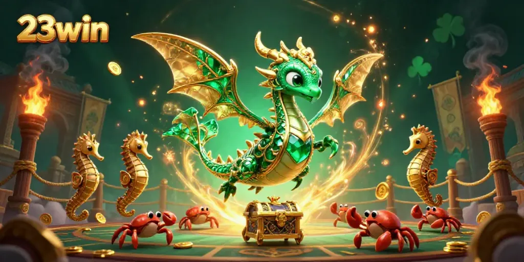 Experience thrilling moments at 23win with a mesmerizing treasure-filled scene.
