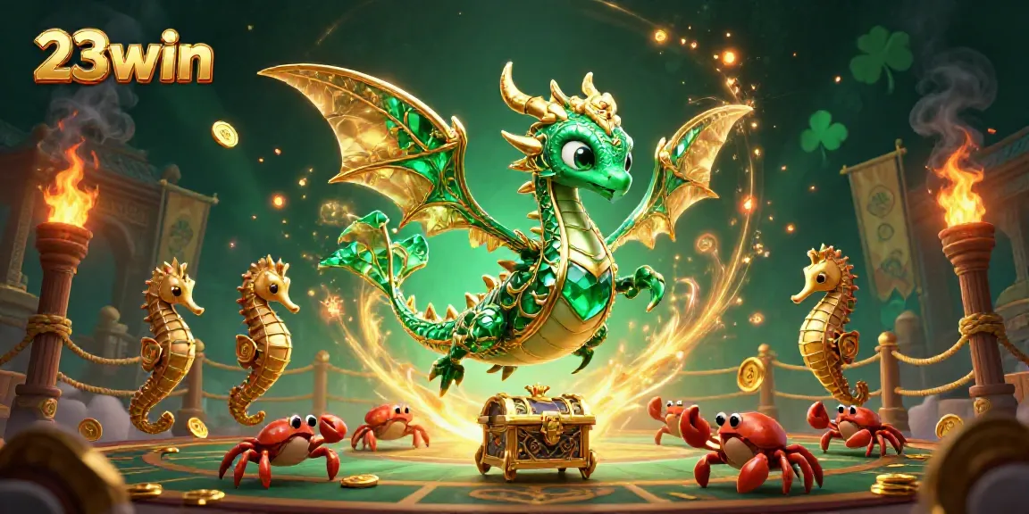 Experience thrilling moments at 23win with a mesmerizing treasure-filled scene.