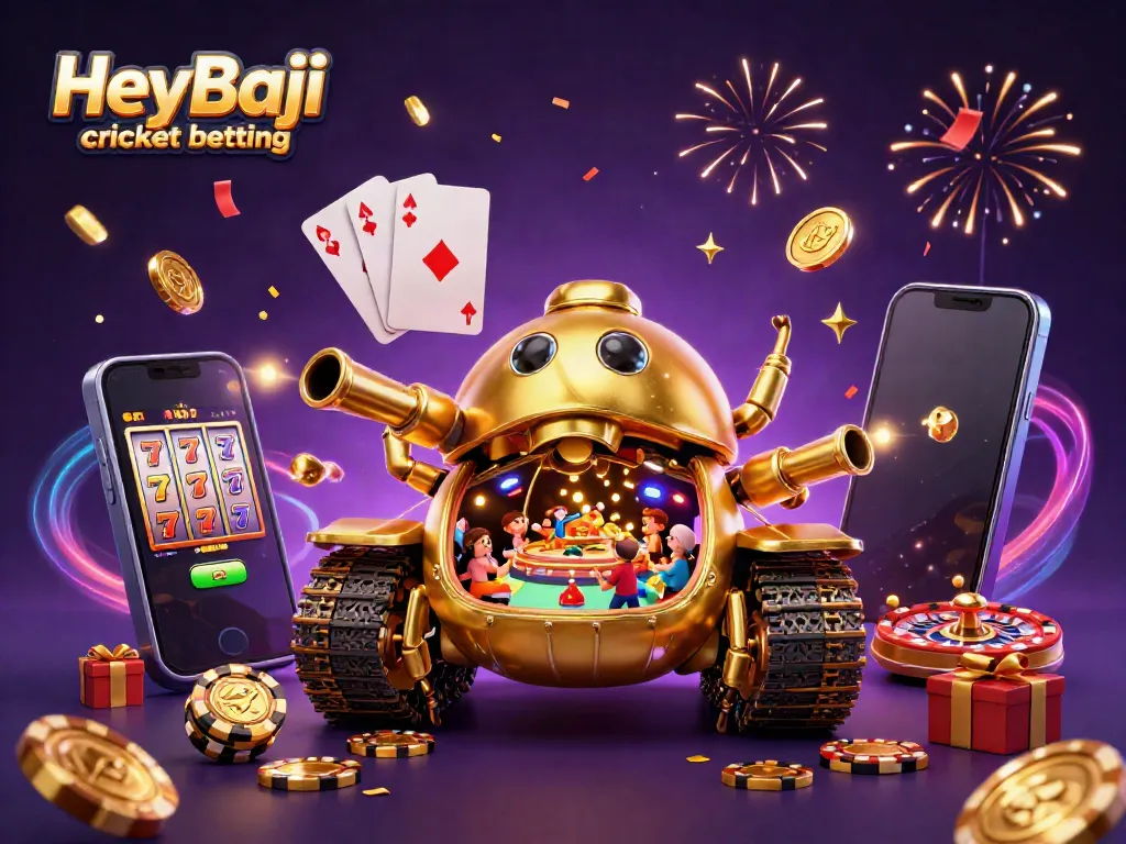 Experience immersive HeyBaji cricket betting with colorful games and dynamic casino action.