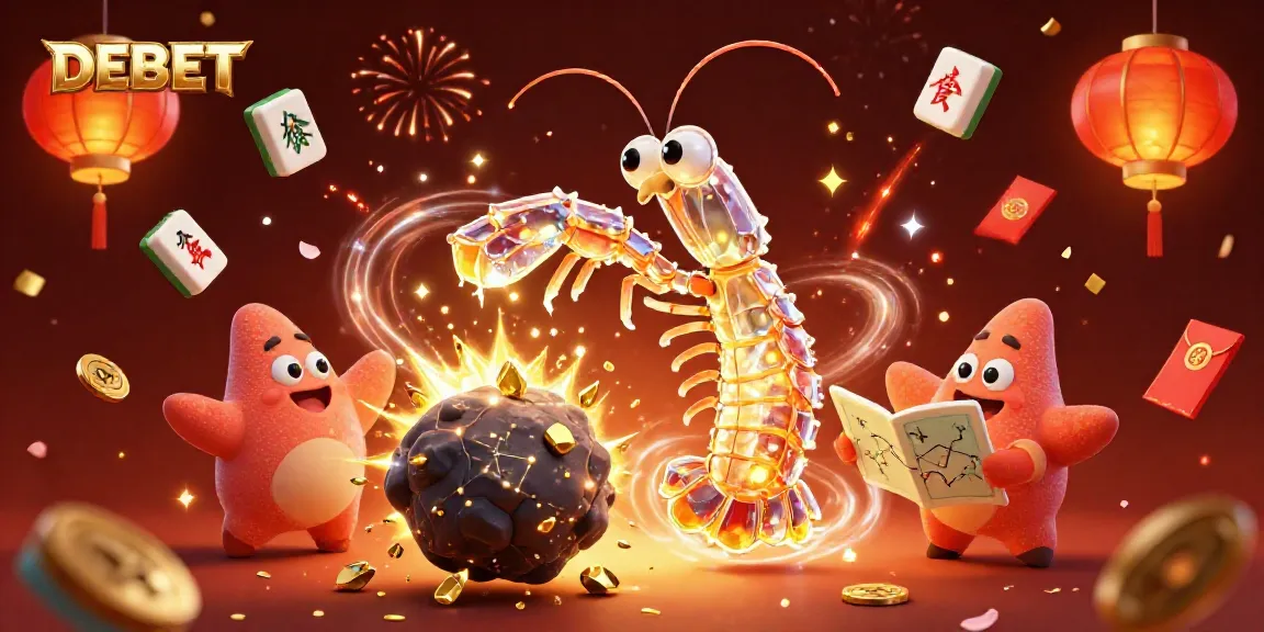 DEBET showcases thrilling online gaming, featuring vibrant samurai and festive backgrounds.