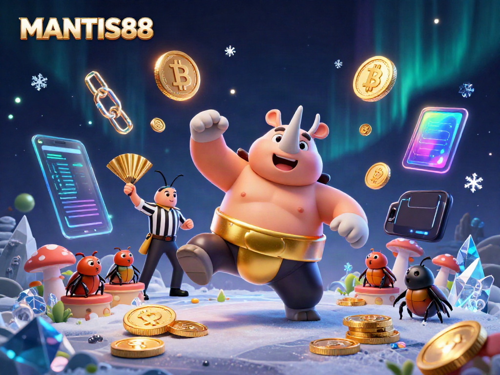 Experience fun gaming moments with MANTIS88, highlighted by a powerful beetle champion.