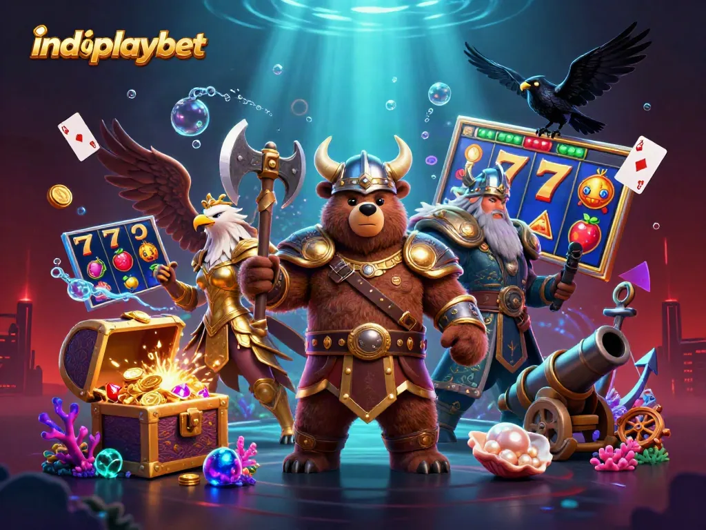 Indoplaybet menghadirkan Viking beruang dan Valykrie di dunia kasino online penuh petualangan.