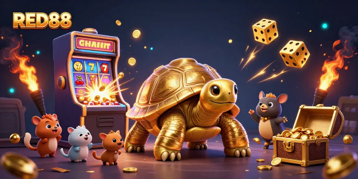 Experience the thrill of winning at RED88 with golden themes and dynamic game elements