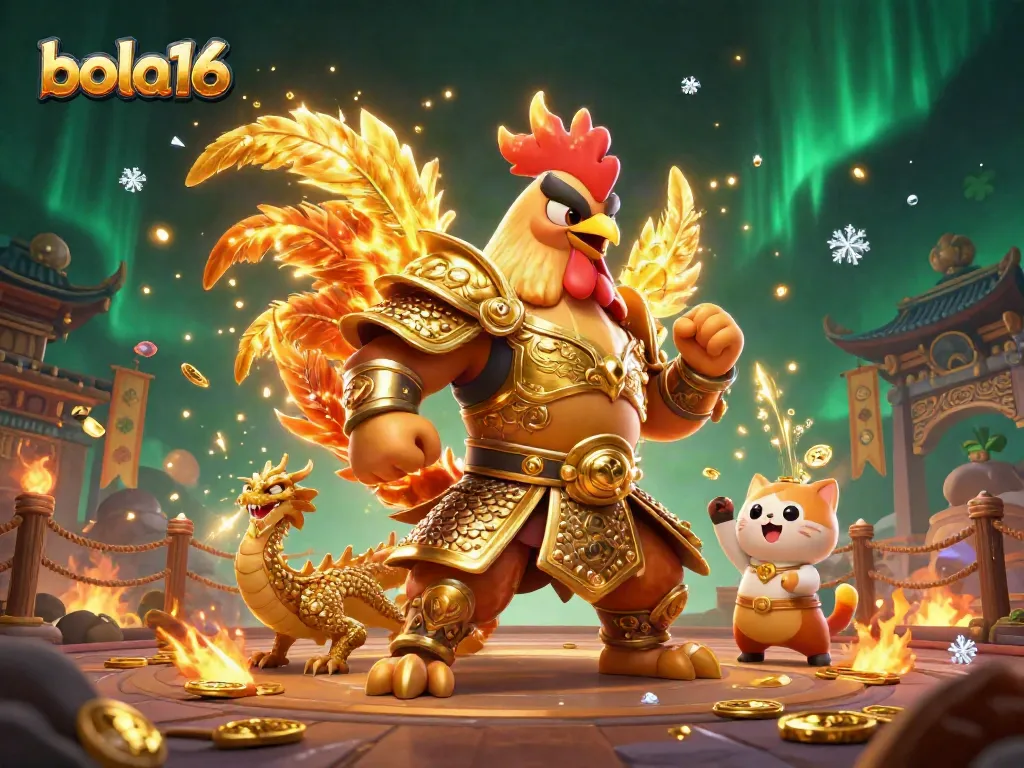 Experience exhilarating betting with bola16 featuring dynamic characters in an epic casino scene.